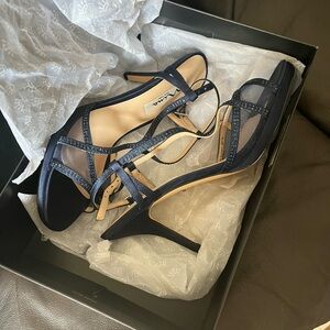 Nina Navy Blue Formal Shoes